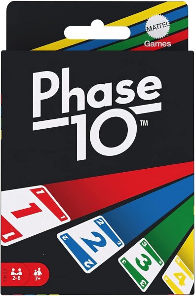 MATTEL Kartenspiel Phase 10 Original ab 6 Jahren