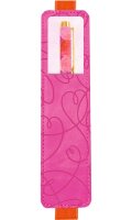 CS Stiftehalter mit Gummiband Lesezeichen - All about pink