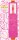 CS Stiftehalter mit Gummiband Lesezeichen - All about pink