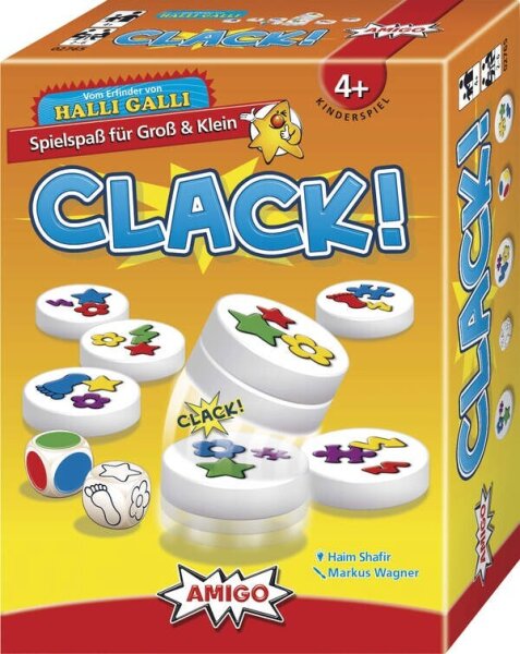 AMIGO Kinderspiel Clack! ab 4 Jahren
