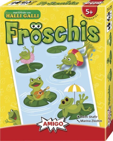 AMIGO Kinderspiel Fröschis ab 5 Jahren
