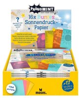 MOSES PhänoMINT buntes Sonnendruck Papier 16 Blatt