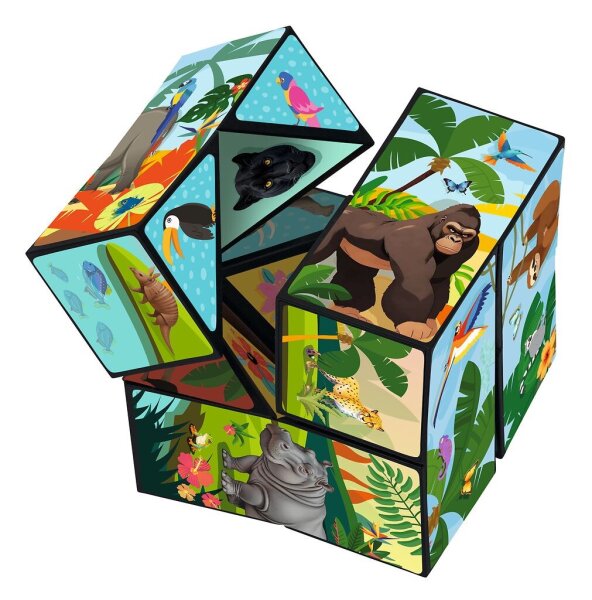 MOSES magischer Puzzle Würfel im Dschungel