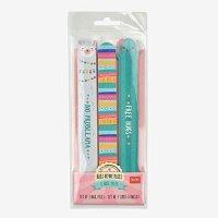 LEGAMI 3er Set Nagelfeilen Lama Motiv Maniküre 3 Stück