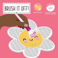 LEGAMI Reinigungspad BLUME für Make up Pinsel Brush it Off