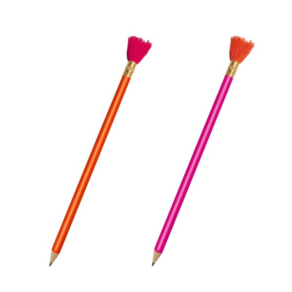 CS Bleistifte mit Quaste - All about pink rosa oder orange