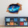 032 Wandtattoo Fussballer - Loch in der Wand - Größe 1000 x 700 mm
