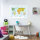 Kinder Lernposter Weltkarte modern - Größe: A3 - 420 x 297 mm