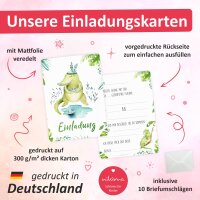 10 Einladungskarten zum ausmalen Pferde Pony inkl. 10 transparenten Briefumschlägen
