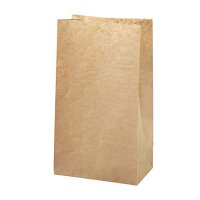 10 - 100 Papiertüten braun Kraftpapier - Anzahl 25...