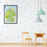 Kinder Lernposter - Deutschland 2 - DIN A2 - 594 x 420 mm