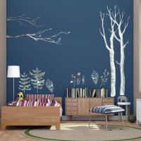204 Wandtattoo Wald Aquarell - 1750 x 980 mm