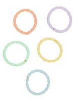 MOSES Haarschmuck Set Haarclips oder Haargummi in Glitzer Schatulle - Motiv Stern-Haargummis