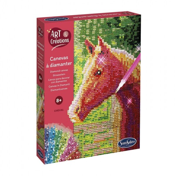 SENTOSPHÉRE Strasssteinbild Pferd Diamond Painting