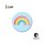 Pickmotion S-Magnet Regenbogen Ø 32mm Magnet rund rainbow