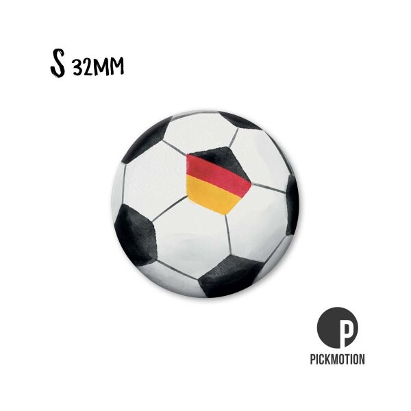 Pickmotion S-Magnet Fußball Germany Ø 32mm Magnet rund