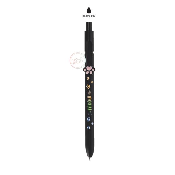 LEGAMI Kugelschreiber Meow schwarz 1mm Kuli Katzen Tatze