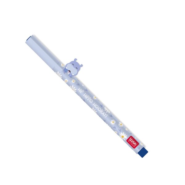 LEGAMI Gelstift - Lovely Friends - Nilpferd Tintenfarbe: blau