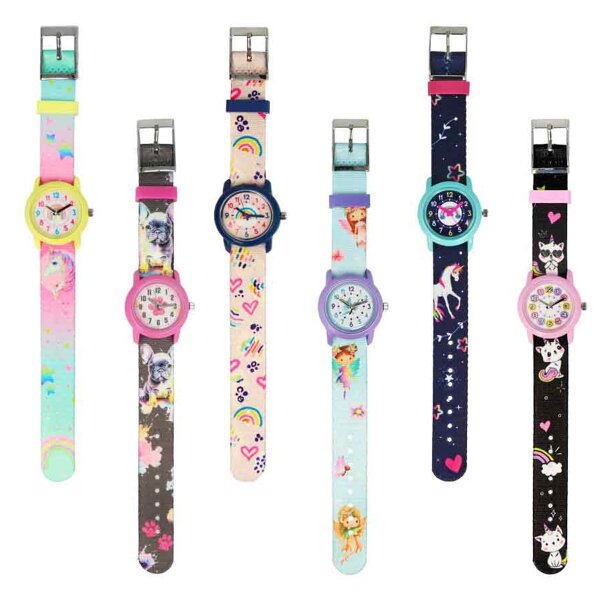 BB-Klostermann Armbanduhr Mädchen Quarzuhr Kinderuhr
