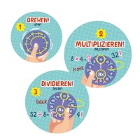 TRENDHAUS Rechen Zahlenräder 9-teilig Mathe...