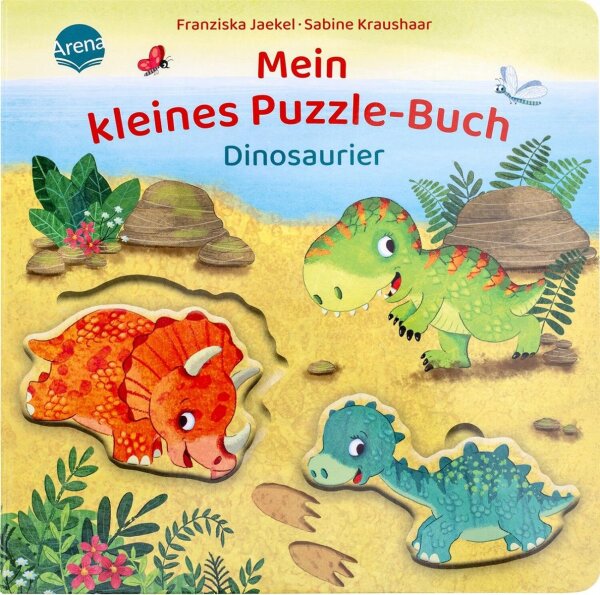 ARENA Mein kleines Puzzle-Buch Dinosaurier Pappbilderbuch