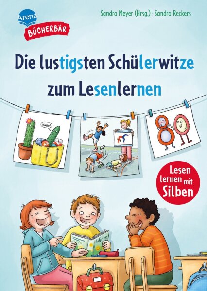 ARENA Die lustigsten Schülerwitze zum Lesenlernen Erstleser Buch Bücherbär 1. Klasse