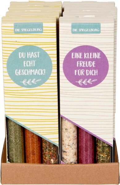 CS 3er Set Geschenkset Gewürze im Reagenzglas vers. Varianten