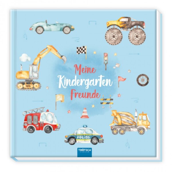 TRÖTSCH Kindergarten Album Fahrzeuge Freundebuch Autos