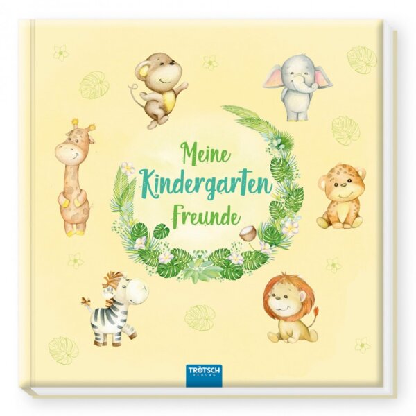 TRÖTSCH Kindergarten Album Dschungel Freundebuch Tiere