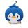 LEGAMI Reisekissen mit Schlafmaske Pinguin Kissen kuscheliges Fleece