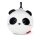 LEGAMI Reisekissen mit Schlafmaske Panda Kissen kuscheliges Fleece