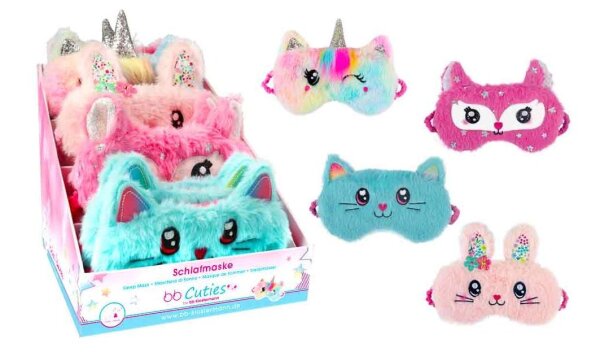 BB-Klostermann Cuties Plüsch Schlafmaske Kindermaske
