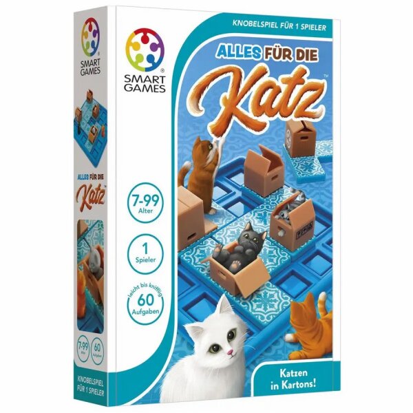 SMART GAMES Logikspiel Alles für die Katz für 1 Spieler ab 7 Jahren