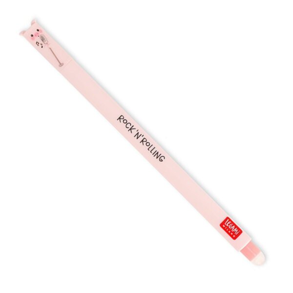 LEGAMI löschbarer Gelstift Schwein - Tinte pink - Erasable Pen