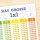 Kinder Lernposter - das große 1x1 - DIN A3 - 420 x 297 mm