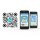 SMART GAMES Puzzlespiel IQ Mini für 1 Spieler Logikspiel vers. Farben - blau