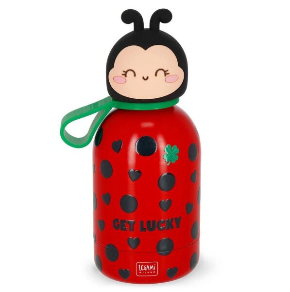 LEGAMI Kinder Trinkflasche Thermosflasche Marienkäfer Hot&Cold 310ml