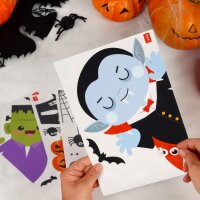LEGAMI 35 selbstklebende Fensterbilder HALLOWEEN
