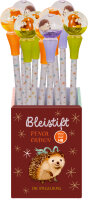 CS Bleistift m. Schneekugel Topper - Wintertiere