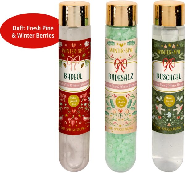 CS Winter-Spa - Festliche Weihnachten Badesalz, Duschgel & Badeöl