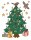 CS Malblock mit Glitzersteinchen: Frohe Weihnachten!