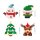 TRENDHAUS Bausatz-Set Schneemann, Tannenbaum, Wichtel, Rentier