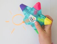 MOSES Mini Textmarker Stern oder Blume