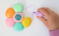 MOSES Mini Textmarker Stern oder Blume