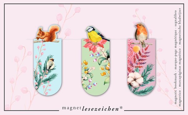 MOSES Magnetlesezeichen Bird Romance