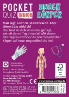MOSES Pocket Quiz junior Unser Körper 50 Karten