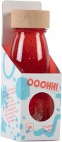PETIT BOUM Float Bottle – Rot | Sensorikflasche für Babys und Kleinkinder