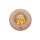 PETIT BOUM Sensorischer Donut Erdbeeren 7 cm | Sensorik-Ring aus Holz Greifling