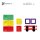 Connetix Magnetbausteine Rainbow Motion Pack - 24 Teile