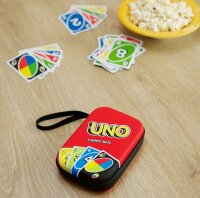 MATTEL Spielkartentasche UNO mit Netzinnenfach